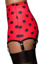Lady Bird – Roter Vintage-Strapsgürtel