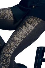 Intact – Blickdichte Damenstrumpfhose mit Fantasiemuster – Knittex