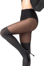 Cozy – Damenstrumpfhose mit Overknee-Effekt