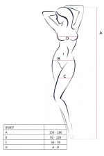 Sexy Offener Overall aus feinem Netz mit Blumenmuster – BS007 Passion
