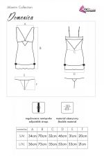 Domenica – Sexy Negligé aus schwarzer Spitze – Livco Corsetti