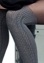 Manuella – Fantasie-Strumpfhose mit Overknee-Effekt – Veneziana