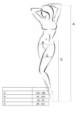 Sexy offene Strumpfhose mit Strapsgürtel-Effekt – TiOpen 002 Passion