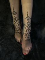 Sexy schwarze halterlose Strümpfe – 447 Ballerina
