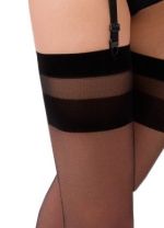 St002 – Schwarze Strümpfe Größe 5 für Strumpfhalter 17 den – Passion