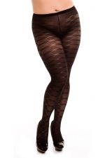 Jacquard-Strumpfhose Große Größen 50 bis 64 – Glamory