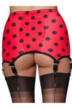 Lady Bird – Roter Vintage-Strapsgürtel