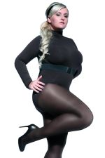 Perla – Halbtransparente Strumpfhose für kurvige Frauen 40 DEN – Adrian