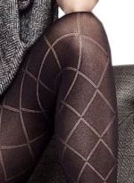 Rombo Grandi – Fantasie-Strumpfhose mit Rautenmuster – Veneziana