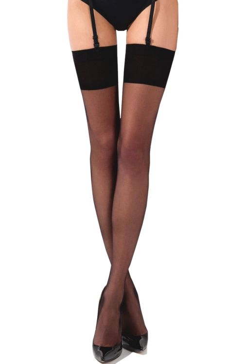 St001 – Klassische Strümpfe für Strumpfhalter 17 Den – Passion