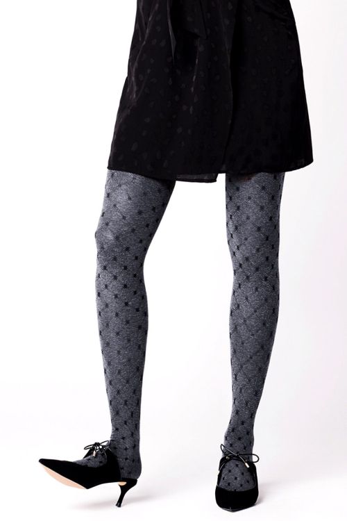 Matilda – Fantasie-Strumpfhose mit großem Netzmotiv – Fiore