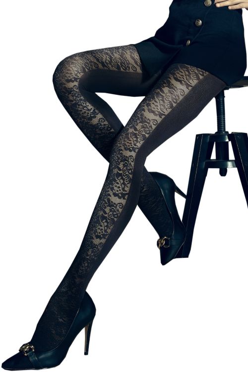 Intact – Blickdichte Damenstrumpfhose mit Fantasiemuster – Knittex