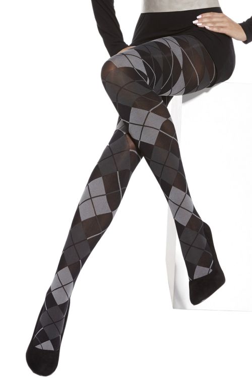 Oreada – Fantasie-Strumpfhose mit Jacquardmuster – Adrian