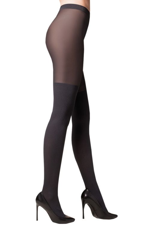 Rita – Damen-Strumpfhose mit Overknee-Effekt – Gabriella