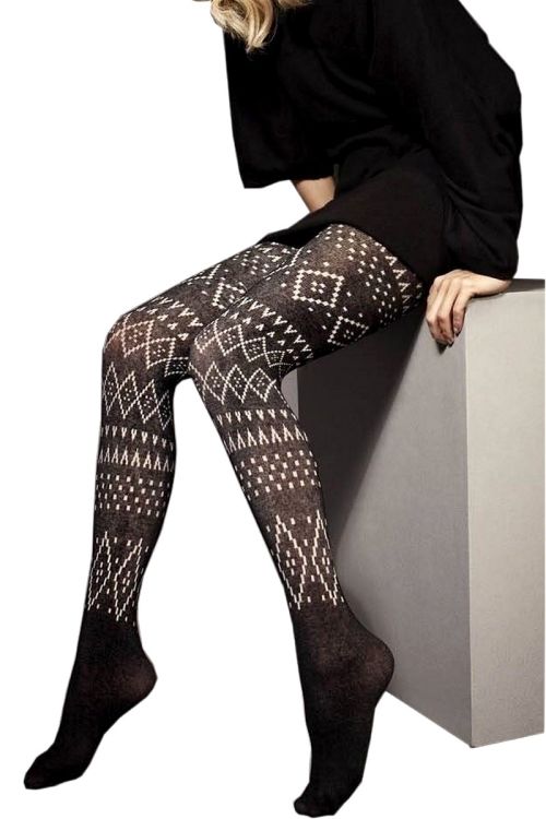 Inca – Warme Baumwollstrumpfhose 100 Den Blickdicht – Veneziana