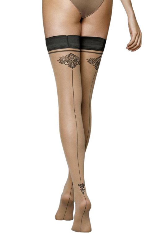 Carmine – Sexy Strümpfe mit Nahtmuster – Veneziana