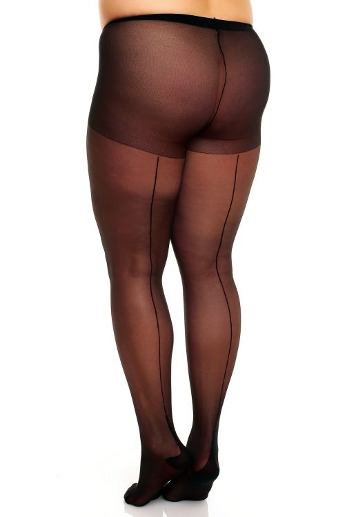 Nahtstrumpfhose Große Größen 50 bis 64 – Glamory